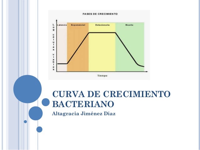 curva de crecimiento bacteriano